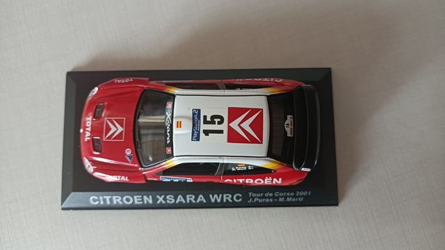 Modellino Citroen Xsara WRC Tour de Corse 2001