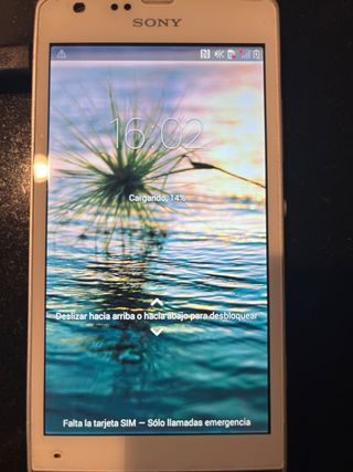 Telefono cellulare Sony bianco
