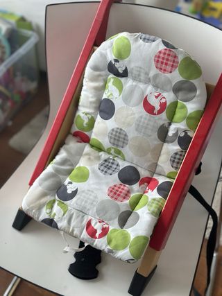 Silla Stokke plegable roja