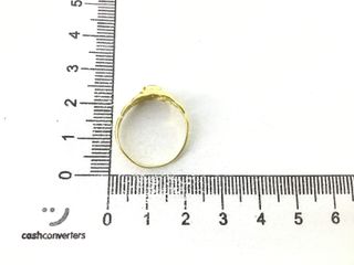 anillo oro 18k con piedra con circonita,zafiro