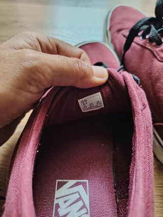 Zapatillas Vans Rojas