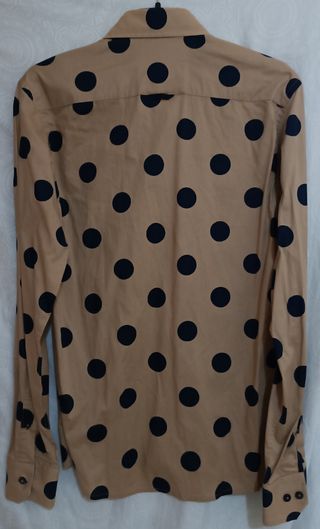Camisa de hombre YELLOW SKIN lunares M.