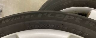 4 Neumáticos Invierno Mercedes 185/65/15