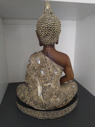 Figura Buda Sentado Decorativa