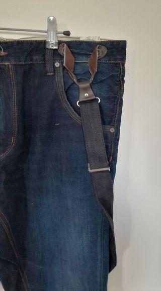 Pull&Bear Pantalones Vaqueros con Tirantes