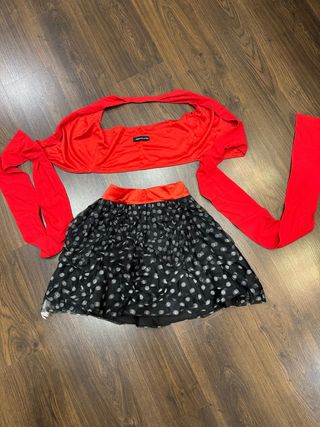 Conjunto Falda y Top Veneno en la Piel