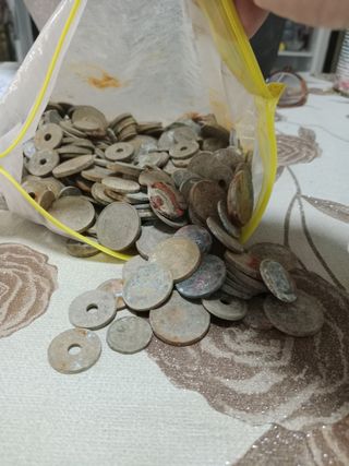 Lote ~1000 Monedas Españolas Antiguas 