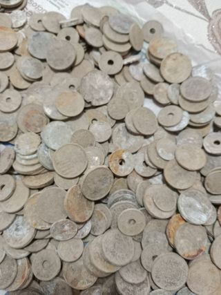 Lote ~1000 Monedas Españolas Antiguas 