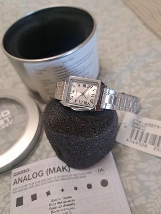 Reloj Casio Analog Plateado