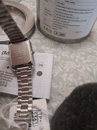 Reloj Casio Analog Plateado