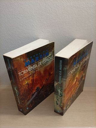 Libros juego de tronos. Tormenta de espadas.