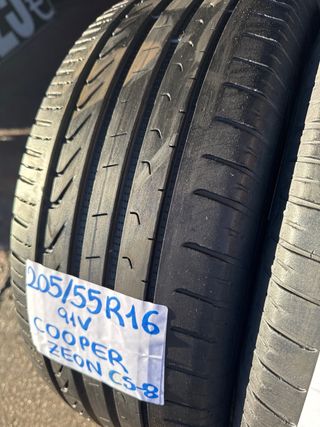 2 Neumáticos Cooper 205/55R16 91V Zeon CS-8