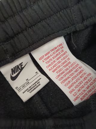 Pantalón Chándal Nike Negro Niño/a