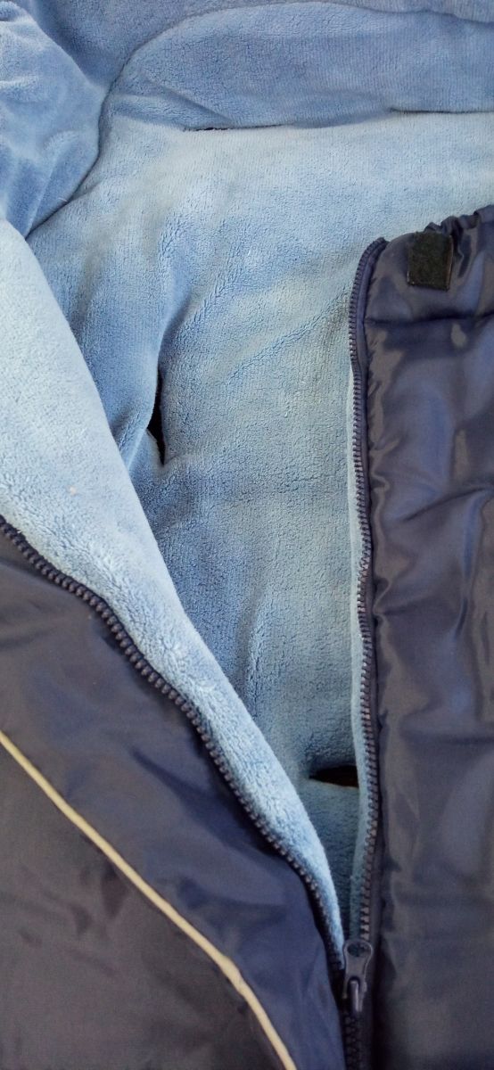 Saco para silla de niño azul