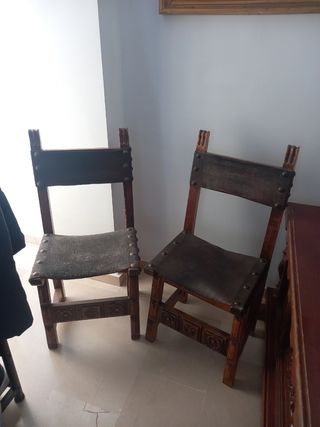 Sillas estilo renacentista español