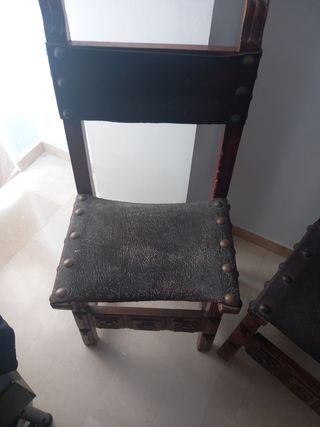 Sillas estilo renacentista español