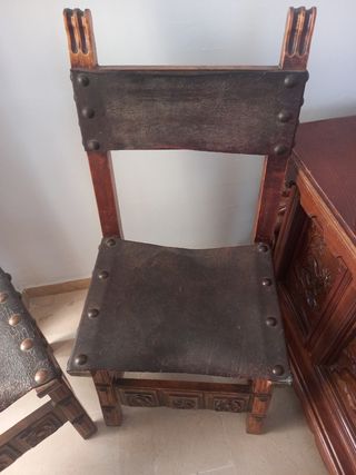 Sillas estilo renacentista español