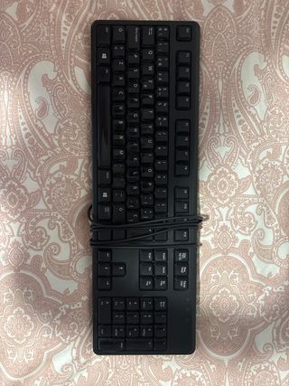 Teclado DELL con cable negro