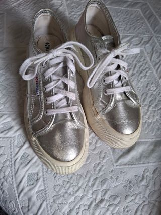 Scarpe Superga Argento