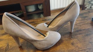 Zapatos de ante con plataforma