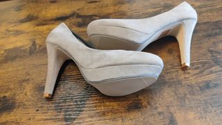Zapatos de ante con plataforma