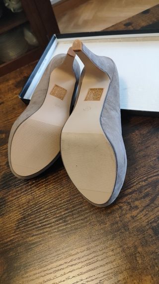 Zapatos de ante con plataforma