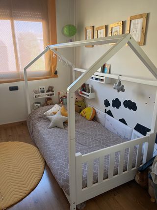 Cama Montessori Casita Blanca
(colchon incluido)