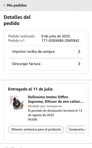 Bellissima Imetec Diffon Supreme Difusor