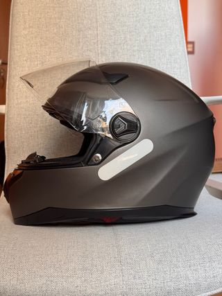 Casco Moto Integral Ride Gris Talla L
