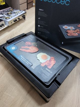 Plancha Cecotec Tasty&Grill 2000 Inox Stone