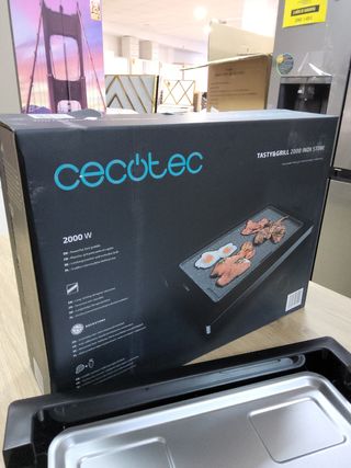 Plancha Cecotec Tasty&Grill 2000 Inox Stone