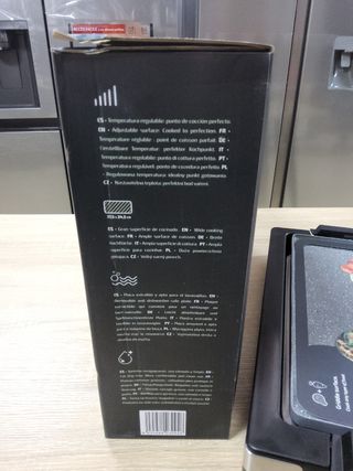 Plancha Cecotec Tasty&Grill 2000 Inox Stone