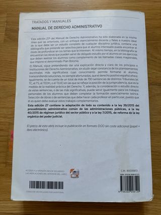 Manual de derecho administrativo (Papel + e-boo...