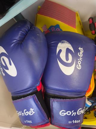 Guantes de Boxeo GIN 14oz Azul