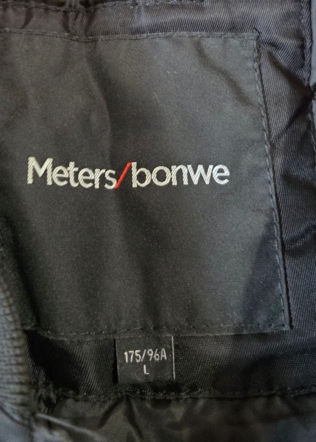 Chaqueta bomber Meters/bonwe negra talla L