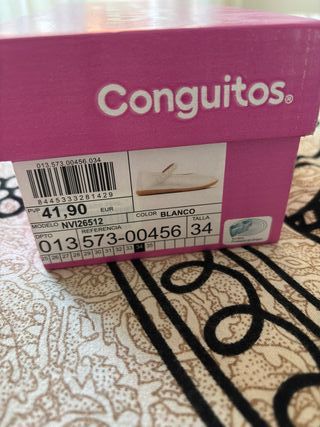 Zapatos niña Conguitos talla 34