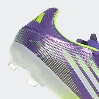 Botas de fútbol F50 League FG/MG Adulto Violeta/Amarillo