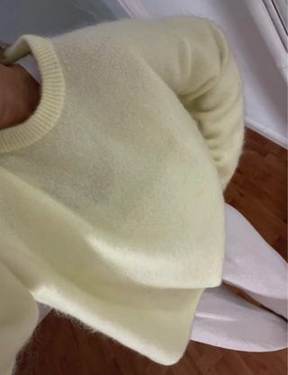 Jersey H&M Mohair Amarillo Limón Talla s
