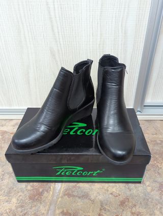 Zapato Botines Talla 36 Negros