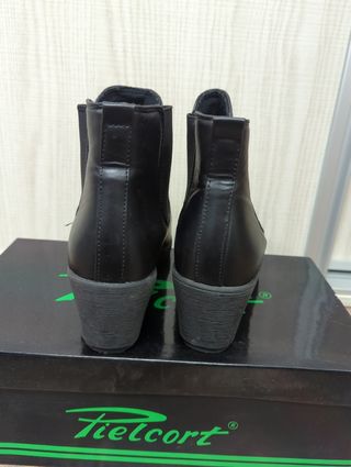 Zapato Botines Talla 36 Negros