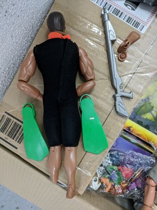 Muñeco Action Man buceador con accesorios