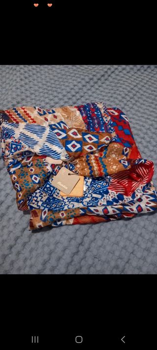 Sciarpina seta Bata nuova