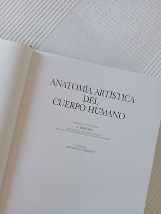 Lote libros Anatomia Artística del cuerpo humano.