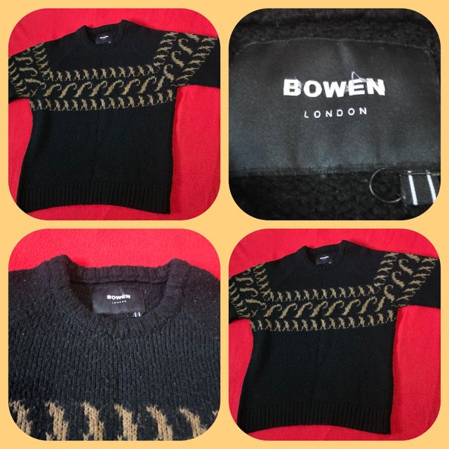 Chompa Bowen Negra Talla M