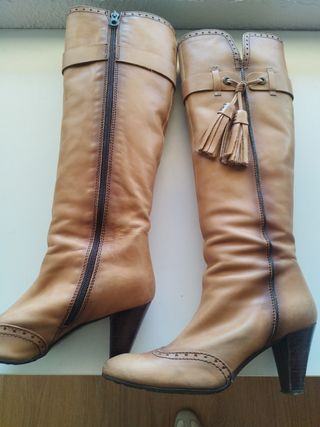Botas altas Pedro Miralles piel marrón