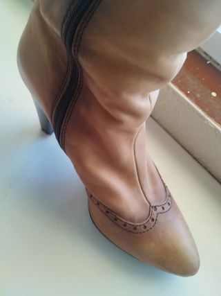 Botas altas Pedro Miralles piel marrón