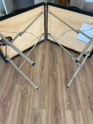 camilla masaje aluminio