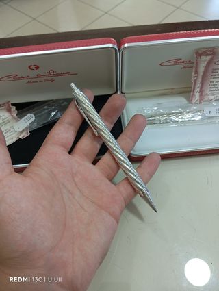 Penne Cesare Emiliano in argento laminato