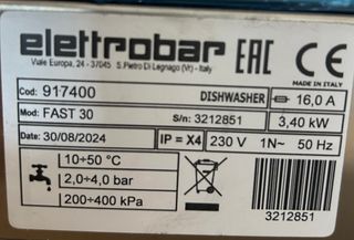 LAVAVAJILLAS FAST 30 - ELETTROBAR