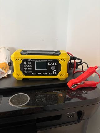 Cargador Batería Coche/Moto 12V 6A